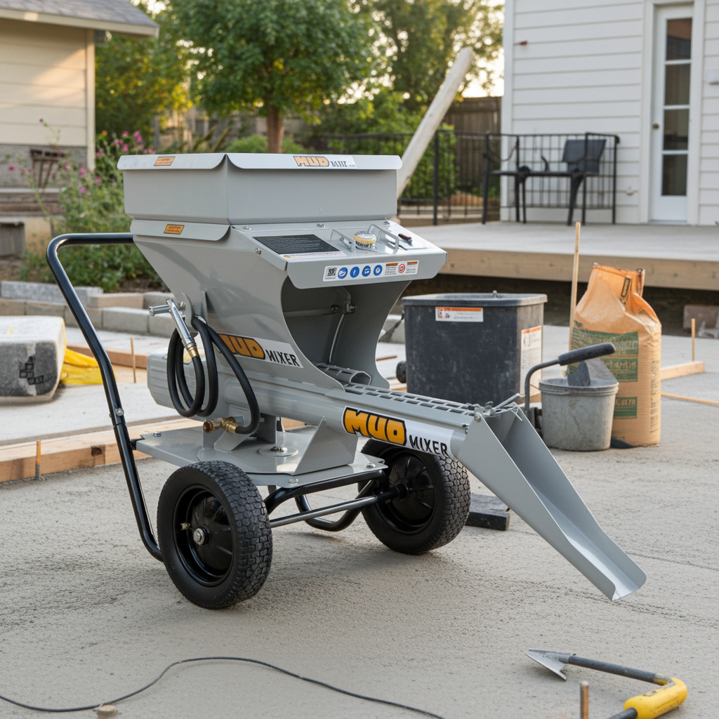 Electric Concrete Mixer Bundle - MudMixer Australia
